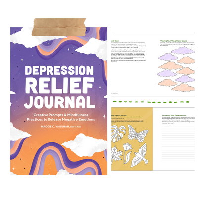 depression relief - easy guided journal