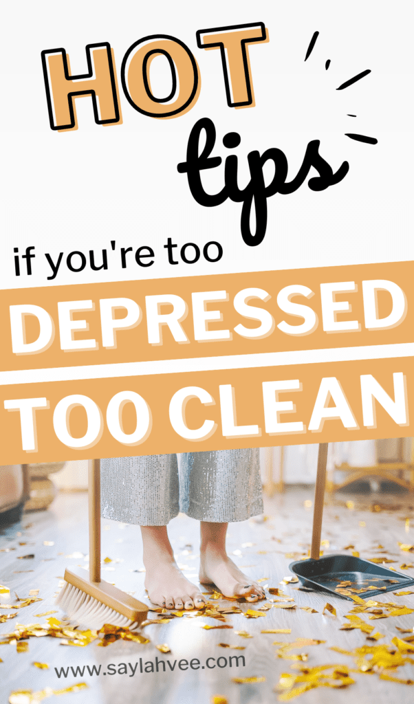 Cleaning Tips if You Are Too Depressed to Clean